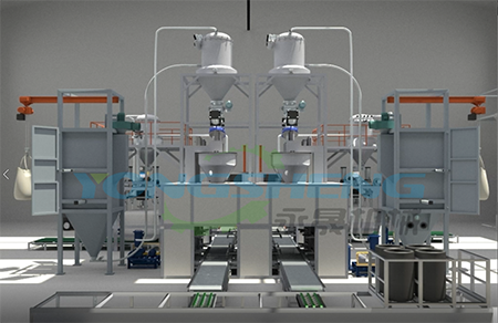 石墨坩堝填充機(jī)過程演示